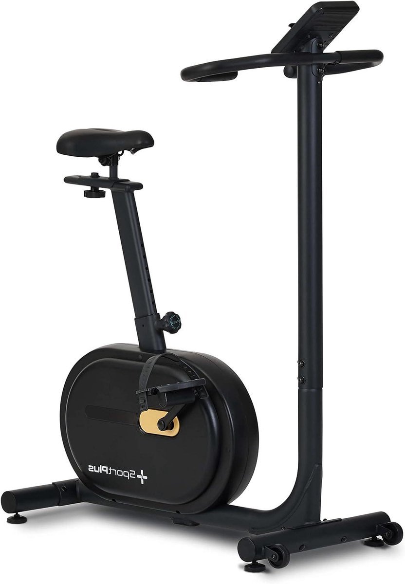 Hometrainer Fiets - Fitnessfiets Hometrainer - Thuis Trainen - 16 Weerstandsniveaus - 5 kg Vliegwiel - Zwart (9101182712079)