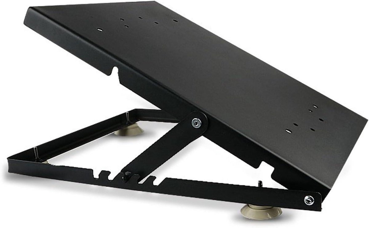 Hometrainer Fietspedaaltrainer - Minifietstrainer Onder Desk - Revalidatie Training - Elektronisch Display - 40 x 30 x 25 cm - Zwart (9101335874074)
