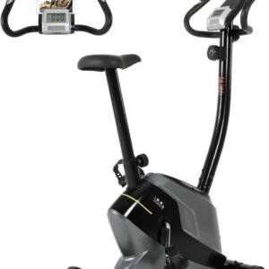 Hometrainer - Fitness Fiets - Thuis Sporten - 8 Weerstandsniveaus - Compact Design - Zwart (9101304160993)