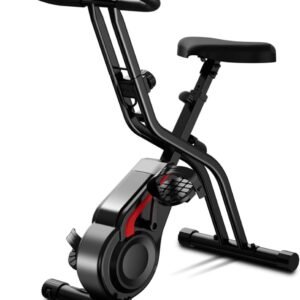 Hometrainer - Fitnessfiets Binnen - Cardiotraining Thuis - Verstelbare Weerstand - 136 kg Max - Zwart (9101307187140)