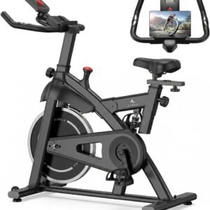 Hometrainer - Fitnessfiets - Thuis sporten - Premium comfort - 745 x 96 cm - Zwart (9101199863528)