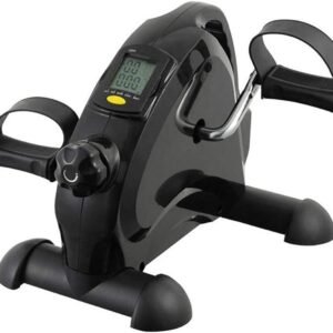 Hometrainer Met LCD-scherm - Beentrainer Fitnessapparaat - Thuis Trainen - Stille Beweging - Mini Compact - Zwart (9101416282682)