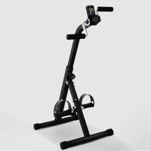 Hometrainer - Oefenfiets - Revalideren - Draagbaar - 94x41x40 cm - Zwart (9101216280055)
