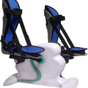 Hometrainer Onder Bureau - Pedaaltrainer Beenarm - Revalidatie Training - Gemotoriseerde Pedaalactie - 42.5x29.5x22 cm - Zwart (9101342891187)