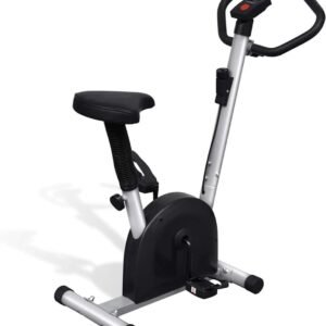 Hometrainer voor binnen - Fitnessfiets cardio - Thuis trainen - Verstelbaar zadel - 92.5 x 49 x 106 cm - Zwart (9101357145718)