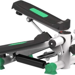Hydraulische Stepper - Mini Hometrainer - Thuis Sporten - Twist Actie - Tot 150 kg - Groen (9101335895369)