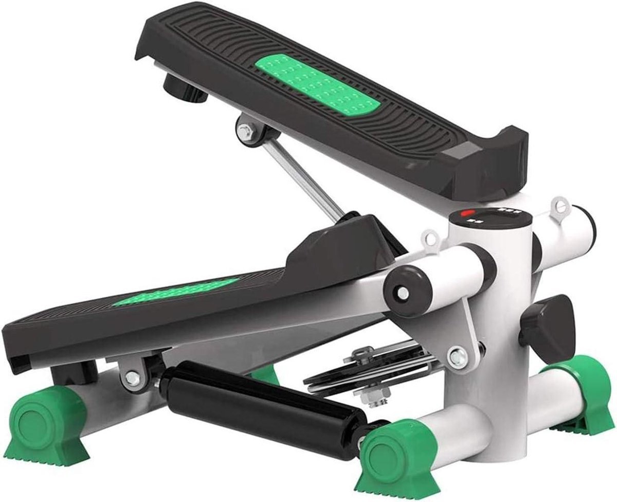 Hydraulische Stepper - Mini Hometrainer - Thuis Sporten - Twist Actie - Tot 150 kg - Groen (9101335895369)