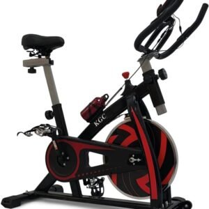 Indoor Fiets - Hometrainer Fitness - Thuis Sporten - 6kg Vliegwiel - Verstelbaar Zadel - Zwart (9101303709148)