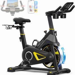 Indoor Spinning Bike - Hometrainer Cardio - Thuis Trainen - Stille Magnetische Weerstand - 160kg Capaciteit - Zwart (9101156288852)