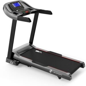 JASPORT L6 Loopband voor Thuis - 4,0 PK, 20 km/u, Elektronische Helling 15%, Bluetooth & LCD-display (0749874545575)