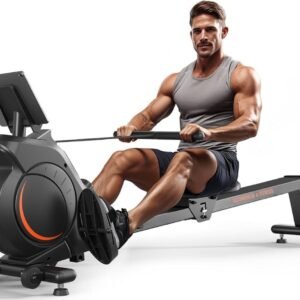 KIRA® Roeitrainer - Roeiapparaat Voor Thuis - Voor Personen Tot 181 Kg - Zwart - 94cm x 21cm x 51cm (6156208441436)