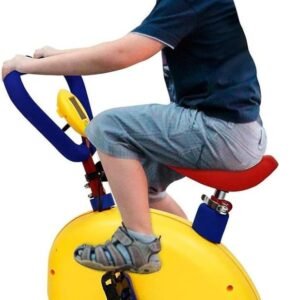 Kinder Hometrainer - Fitnessfiets - Actief Spelen - Verstelbaar voor groei - 55 x 35 x 70 cm - Wit (9101351048688)