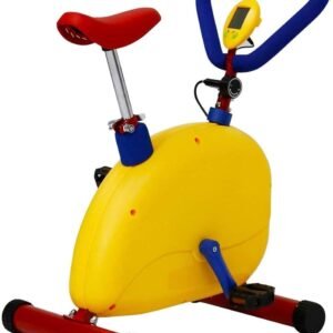 Kinder Hometrainer - Mini Fiets - Binnen Trainen - Verstelbare Zitting - 55 x 35 x 70 cm - Wit (9101230722906)