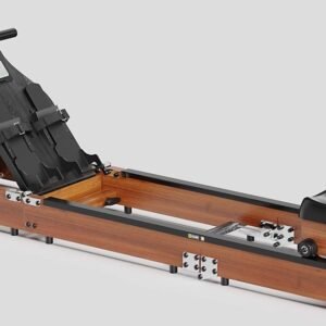 KingSmith WR1 - Water Roeitrainer - Natuurlijke Waterweerstand - Houten Design Frame - Realistische & Stille Roeibeweging - Inklapbaar en Ruimtebesparend - LCD Trainingsdisplay - Geschikt voor Full Body Workout Thuis (6970492714744)