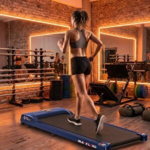 Loopband Onder Bureau 2-in-1 - Compacte Wandelband & Treadmill 1-9 km/u met App, LED-Display, Stille 2.2 PK Motor & Afstandsbediening - Blauw - Designbest (9507264746756)