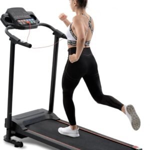 Loopband - Wandelband - Walkingpad - Treadmill - Opvouwbare Loopband - met Luidspreker - voor Thuisgymnastiek Fitness - Compact Opvouwbaar Ontwerp - Zwart (8721359066333)
