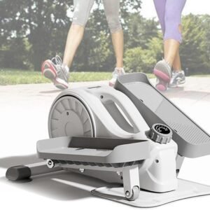 Mini Elliptical - Hometrainer Stepper - Cardio Training - 16 Weerstandsniveaus - 49x44x25CM - Zwart (9101333027311)