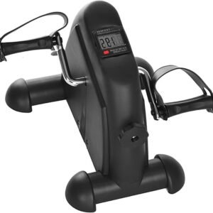 Mini Hometrainer - Bureaubandschijf - Zittend Trainen - Fluisterstil Mechanisme - 41x19x33 cm - Zwart (9101256837448)