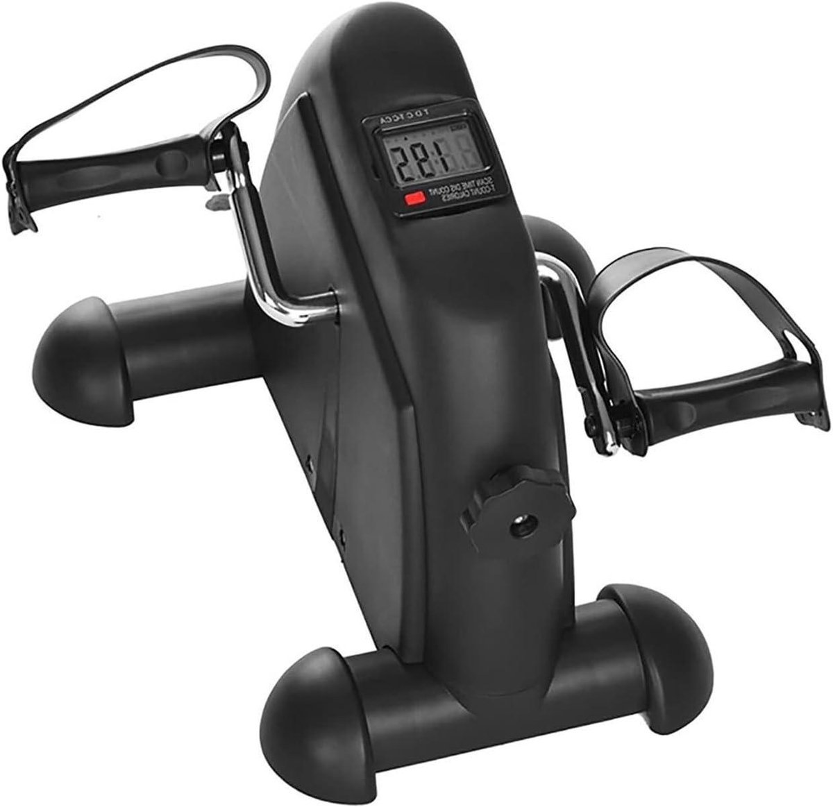 Mini Hometrainer - Bureaubandschijf - Zittend Trainen - Fluisterstil Mechanisme - 41x19x33 cm - Zwart (9101256837448)