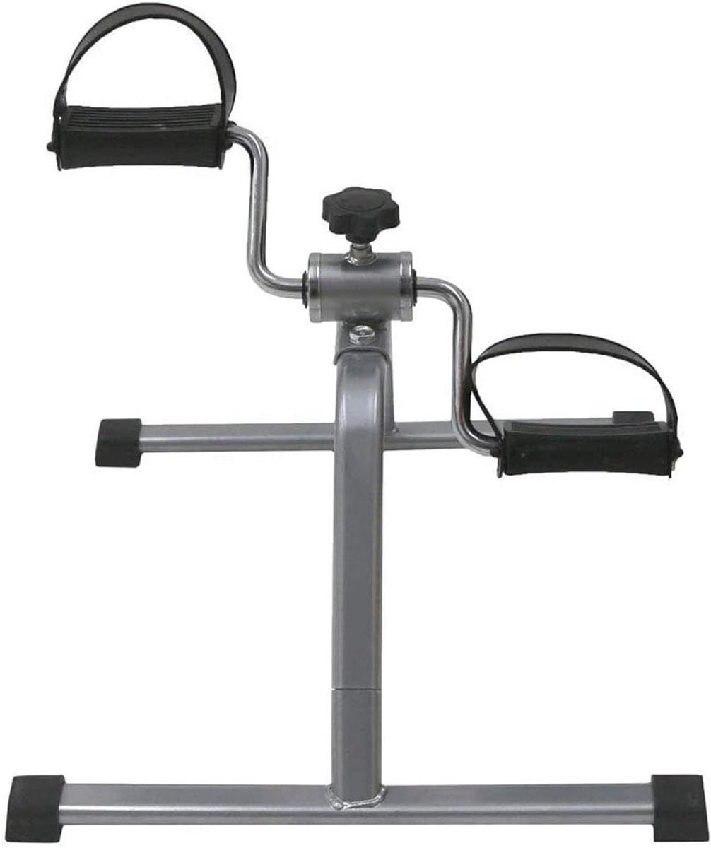 Mini Hometrainer - Fiets Trainer - Revalideren Benen - Opvouwbaar Ontwerp - 51x40x33.5cm - Zilver (9101356126688)