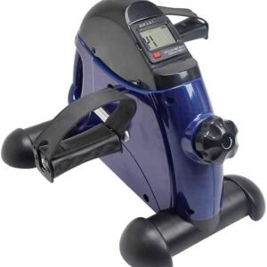 Mini Hometrainer - Fiets trainer - Thuis trainen - Verstelbare weerstand - 40x35x31.5 cm - Zwart (9101252721024)