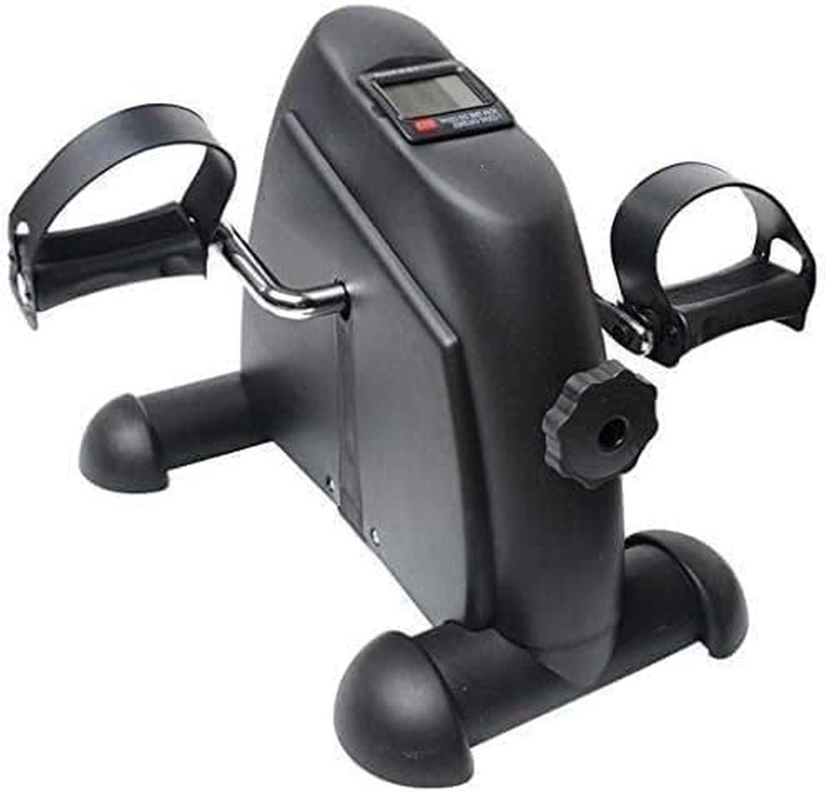 Mini Hometrainer - Indoor Fietspedaal - Revalideren Ledematen - LCD Scherm - 40x39x29 cm - Zwart (9101434220048)
