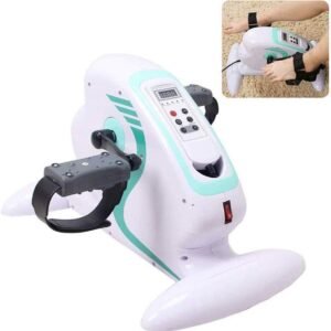 Mini Hometrainer - Oefenfiets - Actief Blijven - Verstelbare Weerstand - Compact - Zwart (9101354655326)