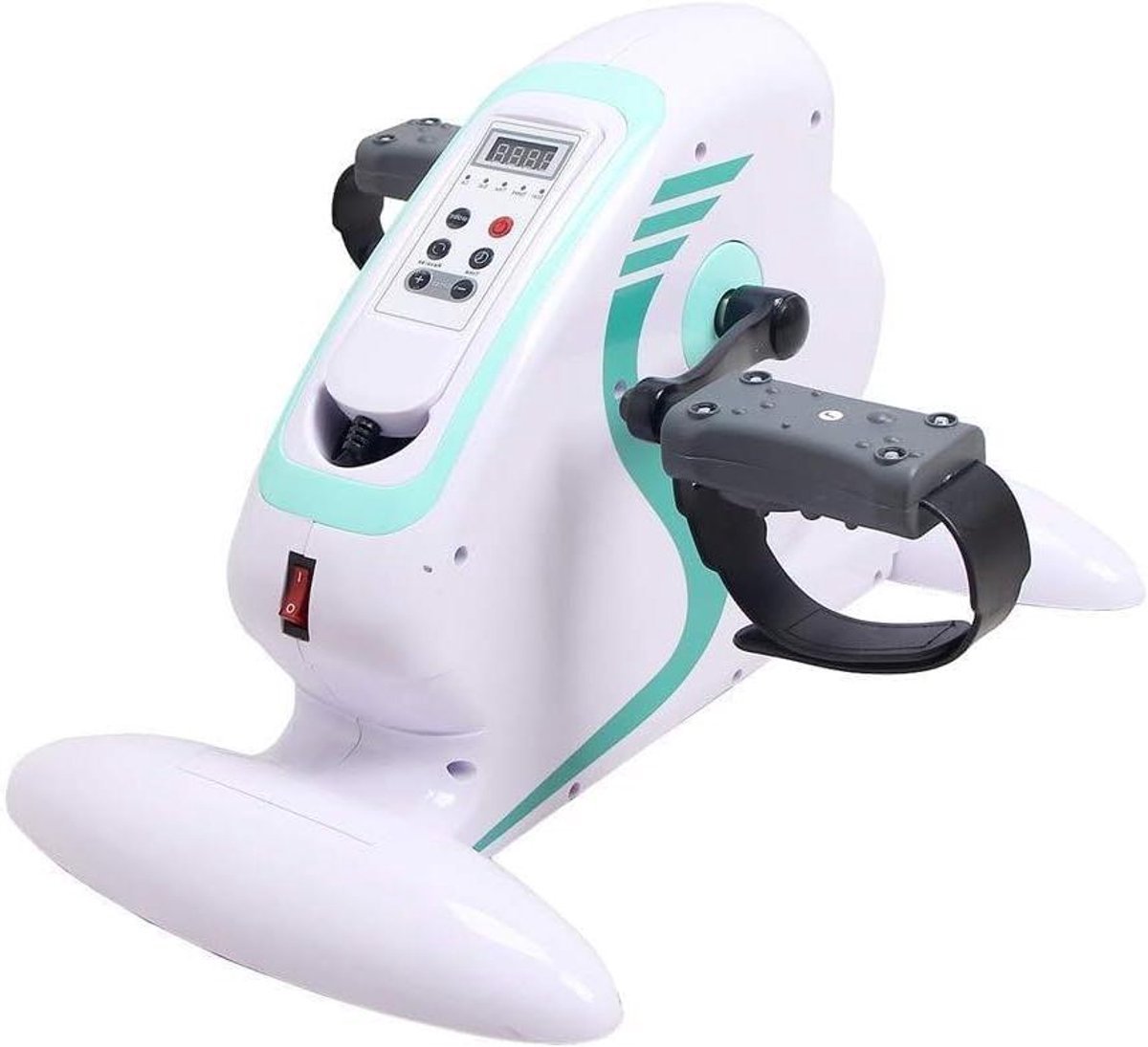 Mini Hometrainer - Oefenfiets Onder Bureau - Actieve Revalidatie - Elektrisch Ondersteund - 48 x 35 x 30 cm - Zwart (9101333038980)