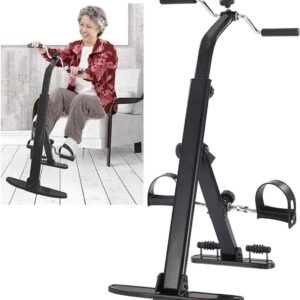 Mini Hometrainer - Oefenfiets Voeten - Bloedsomloop Stimuleren - Stille en Vloeiende Werking - Compact Ontwerp - Grijs (9101441908878)