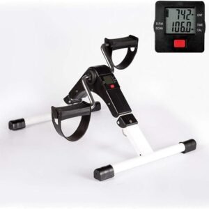 Mini Hometrainer - Pedaal Oefening - Fysieke Revalidatie - Instelbare Weerstand - 50 x 41 cm - Wit (9101342894515)