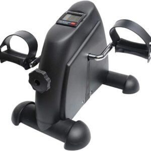 Mini Hometrainer - Pedaal Trainer - Lichamelijke Revalidatie - LCD Display - Compact Design - Grijs (9101223575502)