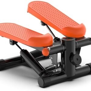 Mini Stepper - Hometrainer Fitnessapparaat - Cardio Training - Hydraulische Cilinder - 43x43x20 cm - Zwart (9101315665630)