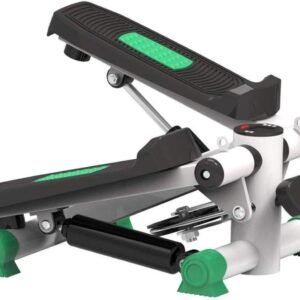 Mini Stepper - Hometrainer Fitnessapparaat - Thuis Trainen - Met Trainingscomputer - 355 x 355 cm - Groen (9101233558359)