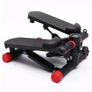 Mini Stepper - Pedaaltrainer Hometrainer - Fitness thuis - Digitaal display - 100kg weerstand - Zwart (9101263149633)