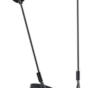 Mini Stepper - Thuis Hometrainer - Cardio Training - Met Weerstandsbanden - 300 pond capaciteit - Zwart (9101201224200)