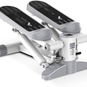 Multifunctionele Stepper - Mini Hometrainer - Thuis Fitness - Zit Sta Gebruik - 43x33x20 cm - Zilver (9101349963122)