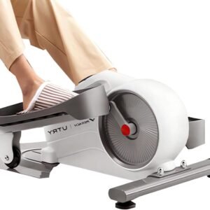 Onderbouw Elliptische Trainer - Mini Hometrainer Pedaal - Zittend Trainen - Stille Soepele Beweging - 56x36x32cm - Grijs Wit (9101335873046)
