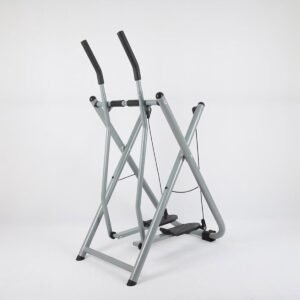Opvouwbare Air Walker - Elliptische Crosstrainer - Full Body Workout - Ruimtebesparend Ontwerp - Compact Formaat - Zilver (9101159193481)