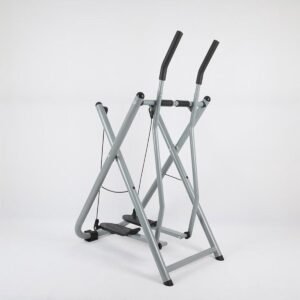 Opvouwbare Elliptische Trainer - Compacte Hometrainer - Cardiotraining Thuis - Dubbele Actie Beweging - Opvouwbaar - Zilver (9101335755670)