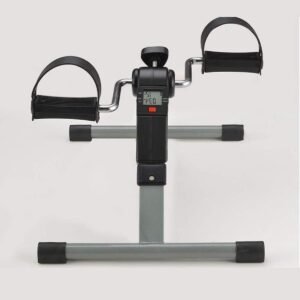 Opvouwbare Hometrainer - Pedaaltrainer Revalidatie - Spierversterking Thuis - Verstelbare Weerstand - 415x195x32 cm - Grijs (9101225301185)