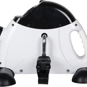 Pedaal Hometrainer - Mini Fitnessfiets - Thuis Trainen - Verstelbare Weerstand - Compact Ontwerp - Zwart (9101356284623)