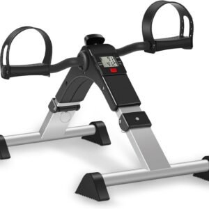 Pedaaltrainer Bureau - Mini Hometrainer - Actieve Rust - LCD Scherm - Opvouwbaar Ontwerp - Zwart (9101308100636)