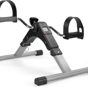 Pedaaltrainer Mini-hometrainer - Arm beenoefening - Fitness revalidatie - Verstelbare weerstand - 36X48X24cm - Zwart (9101202093645)