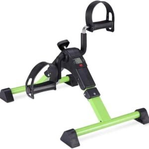 Pedaaltrainer - Mini hometrainer - Thuisfitness - Verstelbare weerstand - Compact formaat - Groen (9101276093596)