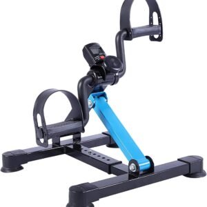 Pedaaltrainer Onder Bureau - Mini Hometrainer - Actieve Training - Digitaal LCD Scherm - 41x42x35cm - Zwart (9101367573983)