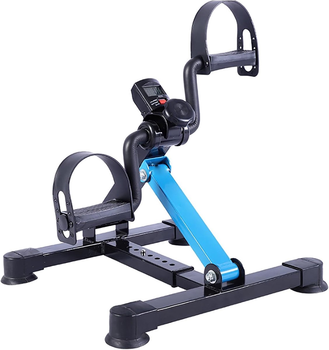 Pedaaltrainer Onder Bureau - Mini Hometrainer - Actieve Training - Digitaal LCD Scherm - 41x42x35cm - Zwart (9101367573983)