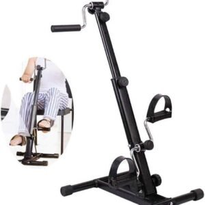 Revalidatie Pedaaltrainer - Mini Hometrainer - Arm Been Training - Hoogte Verstelbaar - 50x30x11 cm - Zwart (9101248248498)