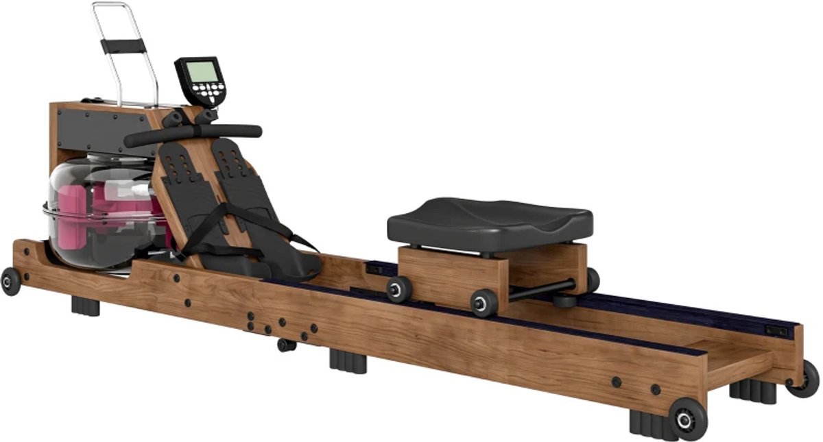 Roeitrainers - Roeimachine - Roeiapparaat - Roeitrainer - Crosstrainer - Inklapbaar - Eikenhout (8721392026097)