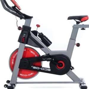 Spinning Hometrainer - Indoor Fiets - Cardio Training - Stille Riemaandrijving - Max 110 kg - Zwart (9101181577778)