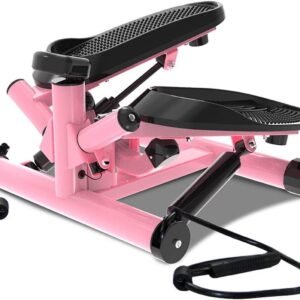 Stepper Fitness - Hometrainer - Gewichtsverlies - Met Massage Pedalen - 50x25x18CM - Roze (9101354256356)